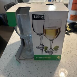 Libbey Claret Wine Glasses - Elegant Clear Set